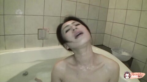 Asian Granny Loves Riding His Cock And Feeling Him Pump Load Inside Her Slit