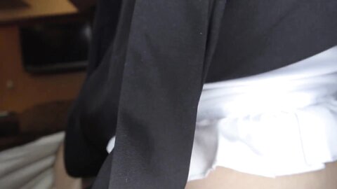 Woman Lured By A Salary Creampie With Sexy Nun Costume That Shows Off Her Absolute Territory