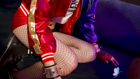 Li Zhiyan Gets Fucked At The Halloween Sex Party Dressed As Harley Quinn