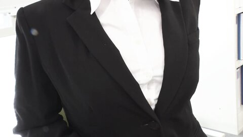 Satomi New Employee Office Threesome