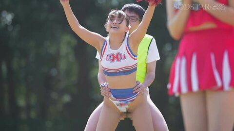 START-390 Cheerleader Riko Hoshino Controlled By A Trap Ray