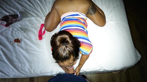 Rainbow Shirt Lollipop Shaving And Creampie