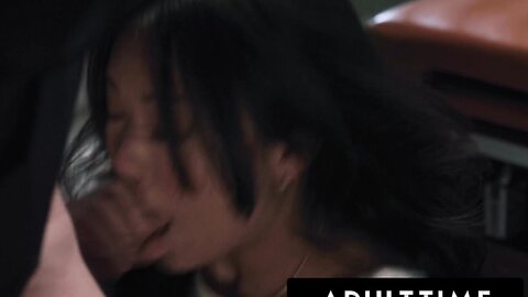 Adult Time Feed Me Asian Teen Lulu Chu Needs To Swallow Pervy Doctors Cumshot Part