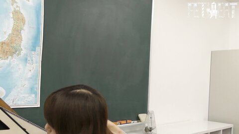 Feti Beat Blue Leotard on the Classroom