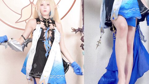 [Cosplay] 黏黏团子兔 - 2025年08月作品『鸣潮-芙露德莉斯』[101P2V-1.98GB]