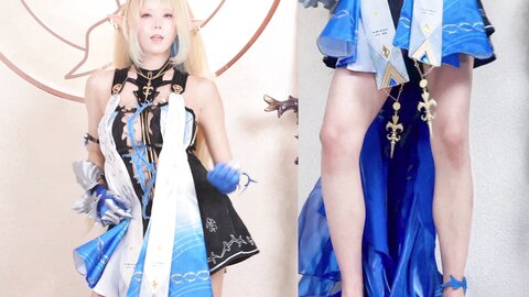 [Cosplay] 黏黏团子兔 - 2025年08月作品『鸣潮-芙露德莉斯』[101P2V-1.98GB]