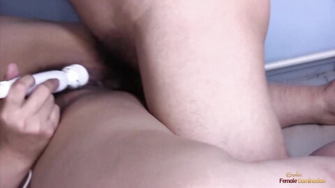 Blindfolded Babe Lets A Guy Use Vibrator On Her Pussy And Fuck