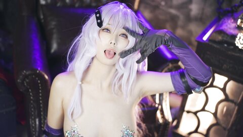 [Cosplay] 蜜汁猫裘 崩坏：星穹铁道 黑天鹅 [74P2V-2.16GB] (2)